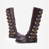 Damen Retro Stiefel Große Größen