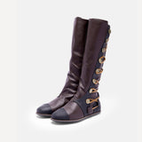 Damen Retro Stiefel Große Größen