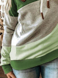 Grün Langarm Normal Sweatshirt