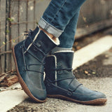Flach Stiefelette