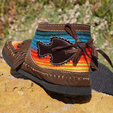 Quaste Regenbogen Farben Gradient Schlupf Stiefelette