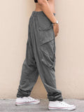 Retro Hose mit Abstrakt-Print