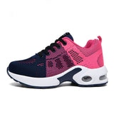 Flyknit Stoff Farbkombination Schnürsneakers Lila Pink