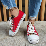 Canvas Leopard Hingucker Plateau Schnürung Sneakers