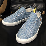 Stoff Minimalist Schlupf Plateau Sneakers