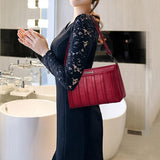 Elegant Reißverschluss Schultertaschen