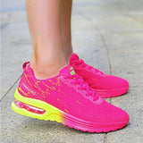 Flyknit Farbe Block Luftkissen Sneaker