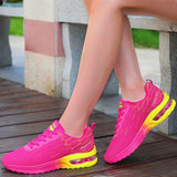 Flyknit Farbe Block Luftkissen Sneaker