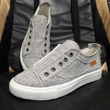 Stoff Minimalist Schlupf Plateau Sneakers
