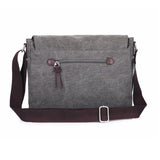 Segeltuch Büchertasche Retro Kuriertasche mit Großen Fassungsvermögen