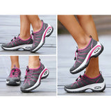 Perforiert Luftkissen Plateausneakers