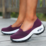 Luftkissen Plateauschuhe Sneakers Lila