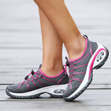 Perforiert Luftkissen Plateausneakers