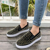 Niete Slip-On Plateau Sneakers Loafers