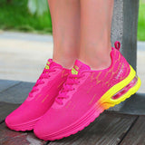 Flyknit Farbe Block Luftkissen Sneaker