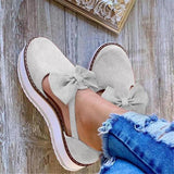Süße Schleife Schnallenriemen Flache Sandalen Pink Beige Schwarz