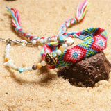 Boho Perle Steine Strand Fußkette Knöchelkette