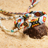 Boho Perle Steine Strand Fußkette Knöchelkette