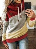 Rot Langarm Normal Sweatshirt