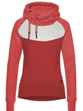 Langarm Kapuze Sweatshirt