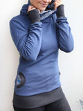 Kapuze Langarm Sweatshirt