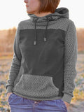 Retro Geometrisches Sweatshirt