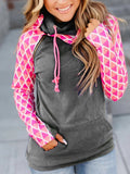 Lässig Langarm Farbblock Sweatshirt