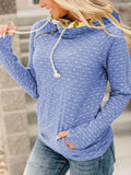 Lässig Kapuze Sweatshirt