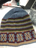 Lässige Gestrickte Hüte mit Farbblock