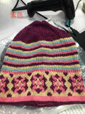 Lässige Gestrickte Hüte mit Farbblock