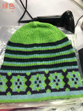 Lässige Gestrickte Hüte mit Farbblock