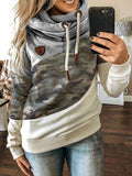 Grau Normal Lässig Sweatshirt