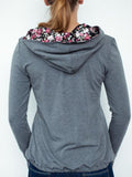 Kapuze Langarm Sweatshirt