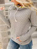 Lässig Kapuze Sweatshirt