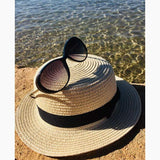 Sommer Stilvoll Stroh Sonnenhut