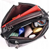 Weich Leder Multitaschen Hand- Umhängertaschen