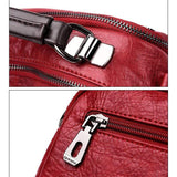 Weich Leder Multitaschen Hand- Umhängertaschen