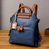 Vintage Farbkombination Multifunktion Hand- Schultertaschen