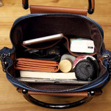 Vintage Farbkombination Multifunktion Hand- Schultertaschen