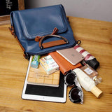 Vintage Farbkombination Multifunktion Hand- Schultertaschen