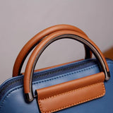 Vintage Farbkombination Multifunktion Hand- Schultertaschen