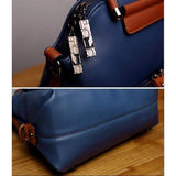 Vintage Farbkombination Multifunktion Hand- Schultertaschen