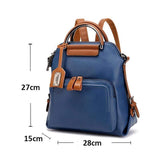 Vintage Farbkombination Multifunktion Hand- Schultertaschen