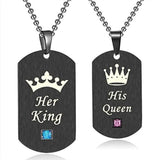 King & Queen Halskette