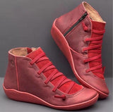 Stiefel, die das Plantar Vault unterstützen.