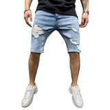 Herren Kurze Jeans Hose