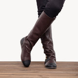 Damen Retro Stiefel Große Größen