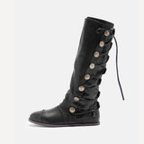 Damen Retro Stiefel Große Größen