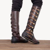 Damen Retro Stiefel Große Größen